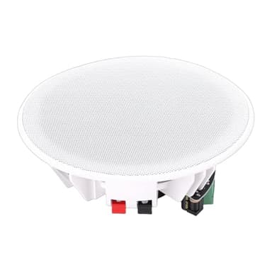 Lazmin112 Enceinte Bluetooth Encastrable, Système D'enceintes Domestiques 2 Canaux 60 W 6 Pouces pour Mur Et Plafond, avec Amplificateur Numérique De Classe D Intégré, pour Cuisine (Prise UE)
