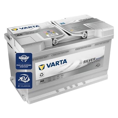 Batterie de démarrage Varta Silver Dynamic AGM XEV A6 - 12V 80Ah 800A - 580901080, Petite