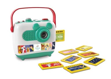 Clementoni | Projecteur Et Conteur D’Histoires Disney Baby pour Enfant 1 À 6 Ans+ | 7 Contes Projetés | 2 Modes : Berceuses Ou Narration | Jouet Éducatif Veilleuse Interactive | Idée Cadeau