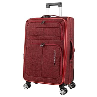 ITACA - Valise Souple Grande Taille, à roulettes Ultra légère. Soute Avion 23kg, valises Moyenne Pas Cher. Cadenas à Combinaison, Grenade