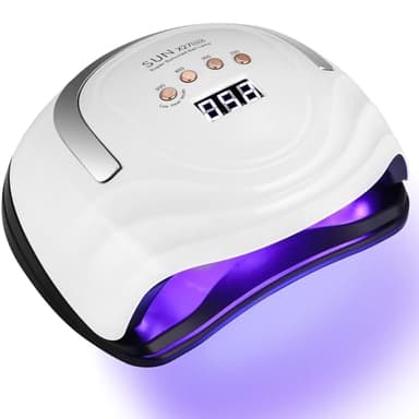 JOFLVA Lampe UV LED Ongles Gel, 380W Professionnel Sèche Ongles Automatique, 81 LED Lampe, Séchage Rapide, Grand LCD Ecran, 4 Minuteries 10s/30s/60s/99s pour Vernis Semi Permanent, Gel et Vernis