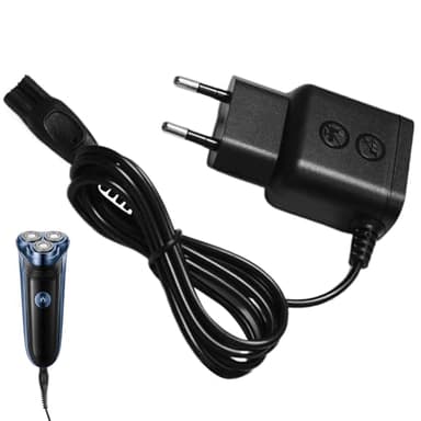 Huweko 15V Chargeur Rasoir,Chargeurs Hq8505,Tondeuse Barbe Électrique Alimentation d'alimentation Chargeur,Rasoirs Électrique Machine,Prise Rasoir,avec Rasoirs Philips 5000 mg5750 mg7790 mg7770 7720