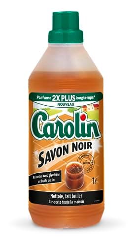Carolin Nettoyant Sols Perfume Boost Savon noir 1L