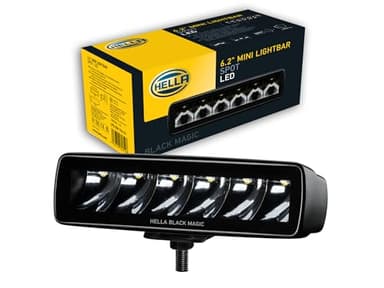 HELLA 1Fb 358 176-211 Led-Projecteur Longue Portée - Black Magic Mini Lightbar 6.2" - 12/24V