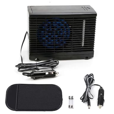 Gsycle 12v Climatiseur Portable pour Voiture, Mini Climatiseur Ventilateur De Climatisation Portable Ventilateur De Refroidissement De Voiture pour Le Camion De Voiture Van SUV RV Utilisatio