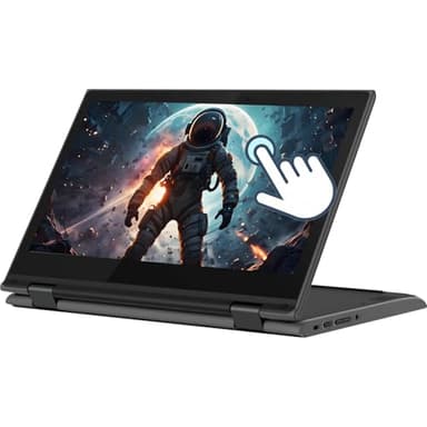 Lenovo Chromebook 300e Ordinateur portable tactile 2 en 1 11,6" (1366 x 768), Intel Celeron N4020, 4 Go de RAM, SSD 32 Go, clavier japonais, Chrome OS (reconditionné)