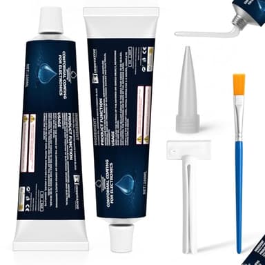 INNOVAYOU 200ml Gel Isolant Electrique, Mastic AdhéSif Silicone, ImperméAble, Haute Fluidité, Isolant Transparent, Pour Circuits ImpriméS, Lampes Led, Cartes De Commande D'Appareils ÉLectroméNagers