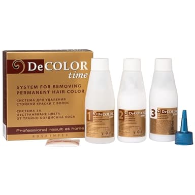 DeColor Time Système de Dépigmentation Capillaire | Décolorant Capillaire | Retrouvez Votre Couleur Naturelle | Effaceur de Couleur Teinte | 330 ml