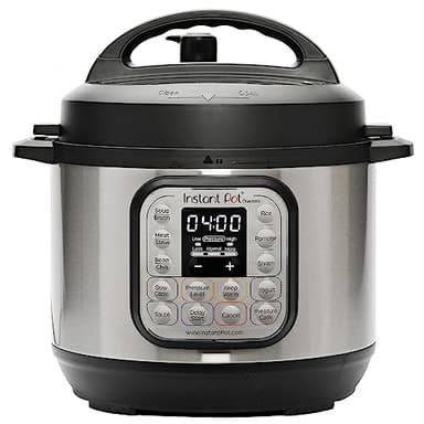 Instant Pot Duo 30 - 7 en 1, Autocuiseur Intelligent - Fonctions , Autocuiseur, Mijoteuse, Cuiseur à Riz, Poêle à Rissoler, Yaourtière, Cuiseur Vapeur et Chauffe-Plat - 3 L, Acier inoxydable