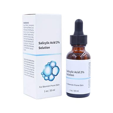 Sérum Acide Salicylique, Salicylic Acid 2% Concentré, Anti Âge Serum Visage, Hydratant Exfoliant Visage contre Point Noir, Imperfections et Pores Dilatés 30ml