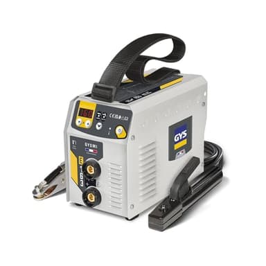 GYS, GYSMI E163, Poste à Souder à l'Électrode Enrobée 160A Monophasé 230V (MMA), TIG DC Lift, MMA Pulsé, Digital, Arc Force, Antisticking, Hot Start, Avec valise, Porte-électrode, Câble de masse