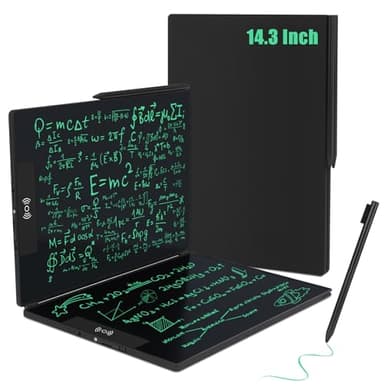 Table Tablette Dessin Adultes, Czemo14.3 Pouces Tableau LCD Pliable pour Bureau,Tablette D'écriture LCD avec Lignes Monochromes de 0.5mm, eWriters pour Notes, Mémos, Calculs