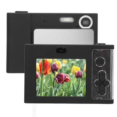 Appareil Photo Numérique Portable avec écran IPS 48MP 1080P HD 2,4 Pouces, Zoom 8X, pour Adolescents Débutants, Appareil Photo de Voyage Compact avec Micro intégré, Idéal pour
