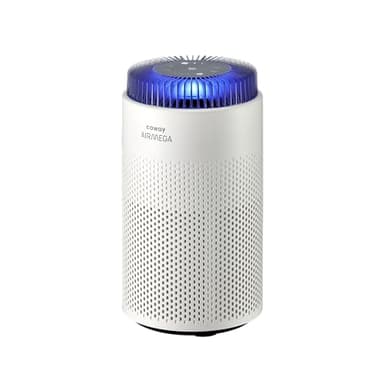 COWAY Purificateur d'Air pour Chambre & Maison. Idéal Allergies, Poussière, Pollen, Poils Animaux, Odeurs. Ultra-Silencieux 18,4 dB. Performance CADR 120,1 m³/h – AIRMEGA 50