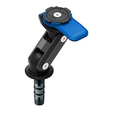 Quad Lock Support pour Smartphone pour Tige de Fourche de Moto pour Les téléphones iPhone et Samsung Galaxy, Noir,Bleu