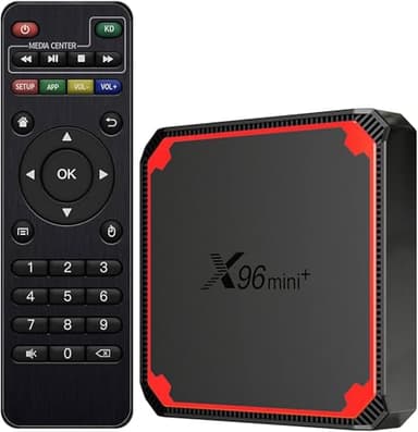 Boitier Android TV Box: IPTV Smarters, Boitier TV Android- Lecteur Multimedia Streaming Quad Core Chip 4k Box Android TV X96 Mini Plus