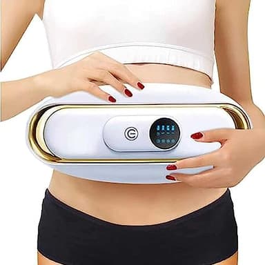 TMXKOOK Masseur Abdominal électrique USB, 3 Modes de Massage pour la Combustion des Graisses, la Taille et l'inconfort des épaules - Ceinture Portable pour Le Dos, Les Fesses et Les Jambes