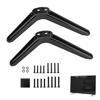 Pied de TV Universel,Compatible avec la Plupart des téléviseurs de 20 à 65 Pouces, Espacement des Trous de Montage de 16 à 21 mm