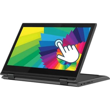 Lenovo Chromebook 300e Ordinateur Portable Tactile 2 en 1 11,6" (1366 x 768), Intel Celeron N4020, 4 Go de RAM, SSD 32 Go, Clavier Japonais, Chrome OS (reconditionné)