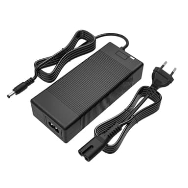 Chargeur de Batterie Li-ION 42V 2A, Compatible avec Batteries 36V, Connecteur 5,5 x 2,1 mm, Noir