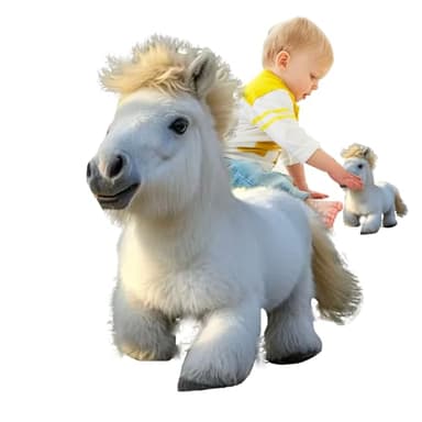 LearnLyrics Jouet Poney Robotique – en Peluche Douce avec Mouvements Et Sons | Jeu Interactif Éducatif pour Le Développement De L'apprentissage des, Les Jeux Imaginatifs Et Les Cadeaux D'anniversai