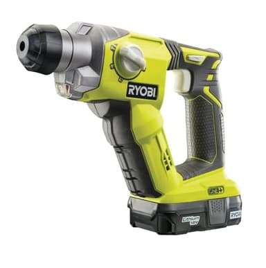 RYOBI - Perforateur SDS+ Sans Fil 18V ONE+ R18SDS-0 – 4 Modes, Mandrin SDS+, Perçage Béton, Brique, Mode Burineur – Batterie Non Incluse