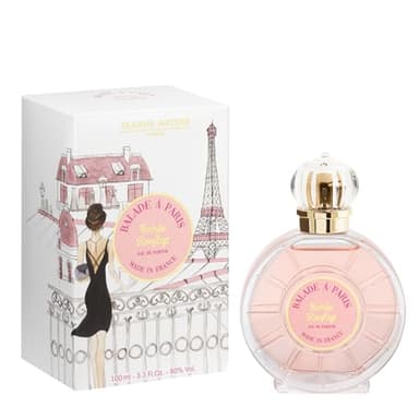 JEANNE ARTHES - Eau de Parfum Femme French Way Of Life - Balade à Paris - Soirée sur Rooftop - Floral & Frais - Patchouli & Vanille - Fabriqué en France à Grasse - Cadeau femme - 100 ml