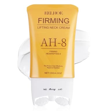 VRAIKO EELHOE AH-8 Crème raffermissante pour le cou Guasha 2 en 1 avec double rouleaux et acide hyaluronique, pour peau saggy, double chin, lifting du visage