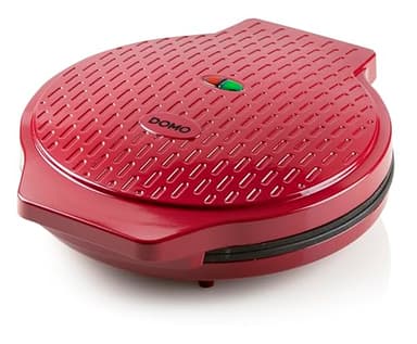 DOMO DO9177PZ My Express - Appareil Multifonction - Plaque Pizza 30cm - 1450W - Crêpes et Quiches - Rouge