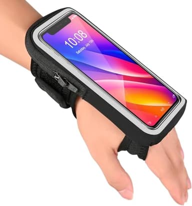 Brassards Running,Brassard Telephone jusqu'à 6.9" Brassard de Course 2-en-1 & Support pour Avant-Bras pour Course Cyclisme Fitness Compatible iPhone 16/15/14 Pro Max & Galaxy S24/S23 Armband