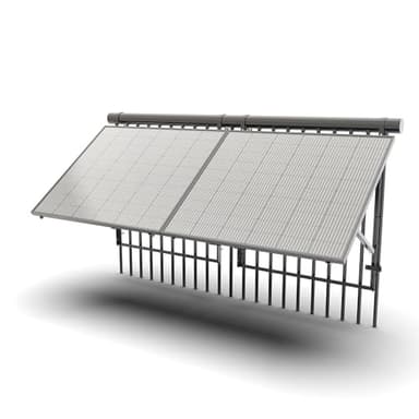 TERRE JARDIN - Panneau Solaire 400W (2 pièces 200W) - 38.5V - Kit Complet photovoltaïque Plug and Play - 1.5 kwh par Jour