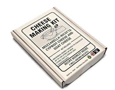 Kit de fromage à faire soi-même – Faire du fromage de chèvre, chypriote, mozzarella et ricotta à la maison contient de la présure