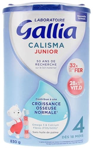 Lait de croissance junior en poudre dès 18 mois,830 g