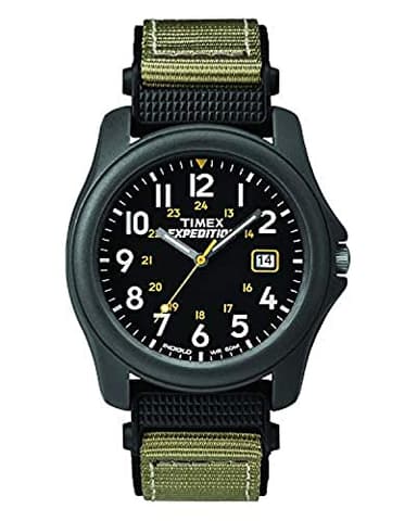 Timex - Homme - T42571 - Quartz - Analogique - Rétro Eclairage - Noir - Multicolore - Acier Inoxydable