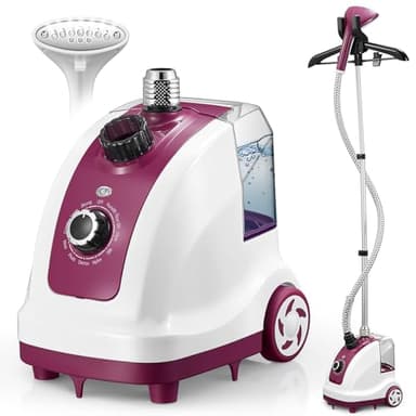 Cozary Defroisseur Vertical Steamer, 1950 W Repassage Vertical avec d'eau de 1.35 L, 11 Fonctions Vapeur Clothes Steamer, Défroisseur Vapeur Puissant pour Repasse Sans Planche