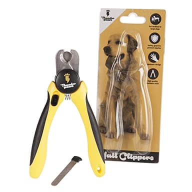 Coupe-Griffes Professionnel Thunderpaws pour Chien - Dispositif de Protection - Fermeture de sécurité et Lime à Ongles - Convient pour Les Races de Chiens de Taille Moyenne et Grande.