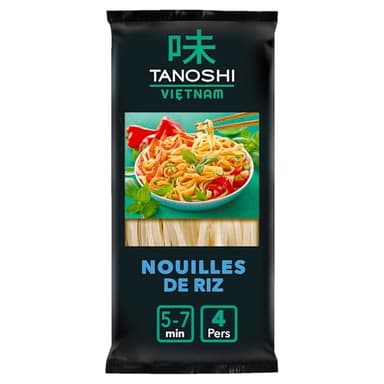 TANOSHI VIETNAM - Nouilles De Riz Sèches - Pour La Péparation des Nems,Rouleaux De Printemps et Bò Bún - 400 G