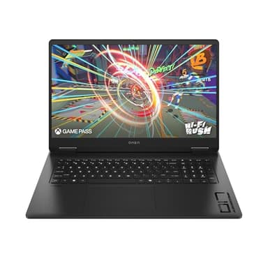 HP OMEN 17-db0000sf, Ordinateur Portable, AMD Ryzen 7 8845HS, 32 Go RAM, 512 Go SSD, Nvidia RTX 4070 8 Go, Écran 17.3" FHD IPS 144 Hz Antireflet, Windows 11, PC Gamer, Clavier AZERTY, Noir