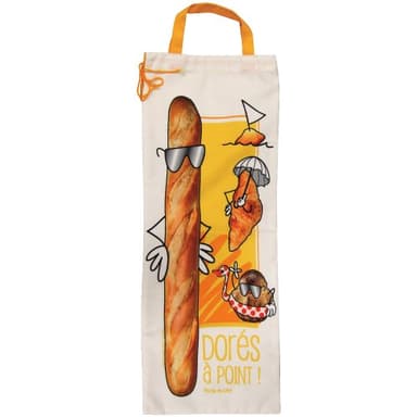 Promobo Sac à Pain avec Motif Plage Amusante