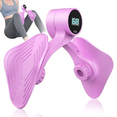 Vegena Hip Trainer Entraîneur De Muscle Pelvien et Plancher Pelvien Entraîneur Intérieur de Cuisse pour Femme, Les Jambes, Gym, Yoga (Violet)