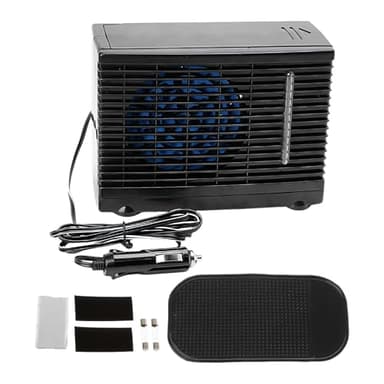 weiting Climatiseur de Voiture Portable - Rafraîchisseur d'Air Portatif pour Voiture | Appareil de Refroidissement 12V avec Montage Adhésif pour Camping-car, Camping, Camion, Voyage, Tente, Road Trip