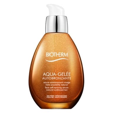 BIOTHERM, Aqua-Gelée Autobronzante, Sérum Autobronzant Hydratant, Effet Bronzé Naturel et Progressif, Sans Traces, Tous Types de Peaux, 50 ml