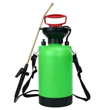 HYCHIKA Pulverisateur de Jardin 5L, Pulvisirateur de Jardin Pulvérisateur à Pression 5L, Pressure Sprayer, Buse Réglable, Soupape de Surpression, Pulvériser pour Cour, Arrosage, Pelouse et Jardin