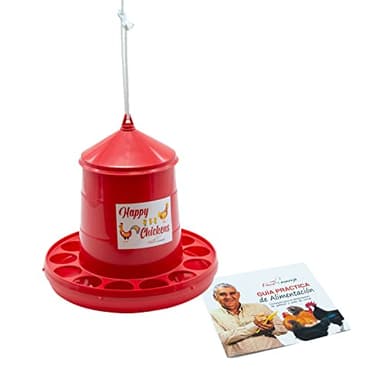 FINCA CASAREJO Mangeoire poules système anti-gaspillage. En plastique résistant. 8 kg