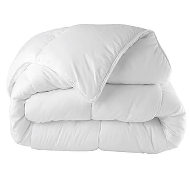 Couette blanche 450GR/M² "FABRICATION FRANCAISE" (1 place) 140 x 200