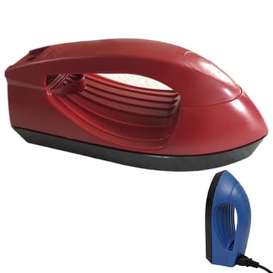 Fer à Repasser Révolutionnaire, 2025 Fer à Repasser Révolutionnaire Eau Sel, Repassage express, partout avec vous (rouge)