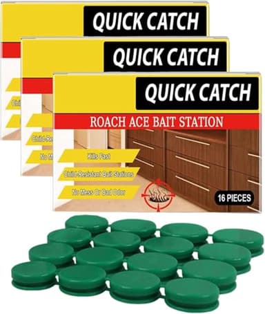 48 Pcs Piège à Cafard, Produit Anti Cafard Blatte, Plus Efficace Que à Ultrasons (3)