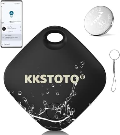 Smart Traceur GPS Android, Tag Android, Fonctionne avec l’app Google Localiser (Uniquement Android), Localisateur GPS, IP66 ImperméAble, pour Les Clés/Portefeuilles/Valises/Bagages/Enfant