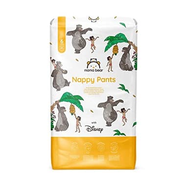 Marque Amazon - Mama Bear Disney 60 Couches Culottes, Taille 6 (15+ kg), Blanc, 60 Unités (lot de 1)