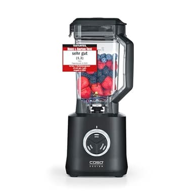 CASO Power Blender B 2000 Mixeur professionnel 30 000 tr/min, 2 000 W, bol de mélange Tritan incassable (2 l), sans BPA, fonction Pulse, smoothie, smoothie, système à 8 lames avec